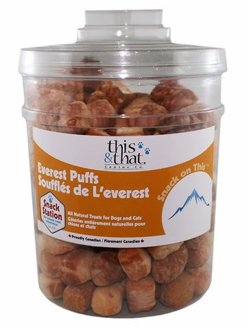 This & That Canine Co Gâteries Gâteries pour chiens Everest Cheese Puffs soufflé en vrac