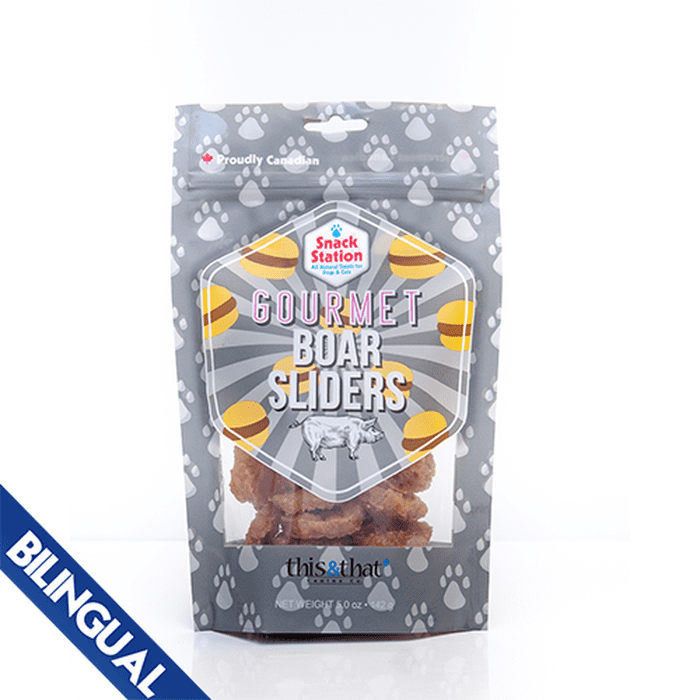This & That Canine Co Gâteries Gâteries pour chiens Wild Board Sliders Gourmet 142g