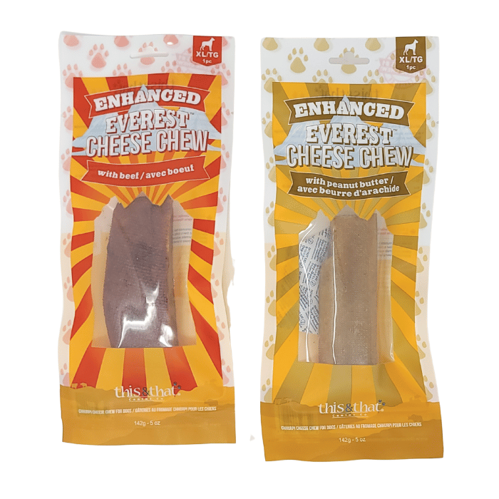 This & That Canine Co Gâteries Le duo savoureux - Fromage de Yak X-Large