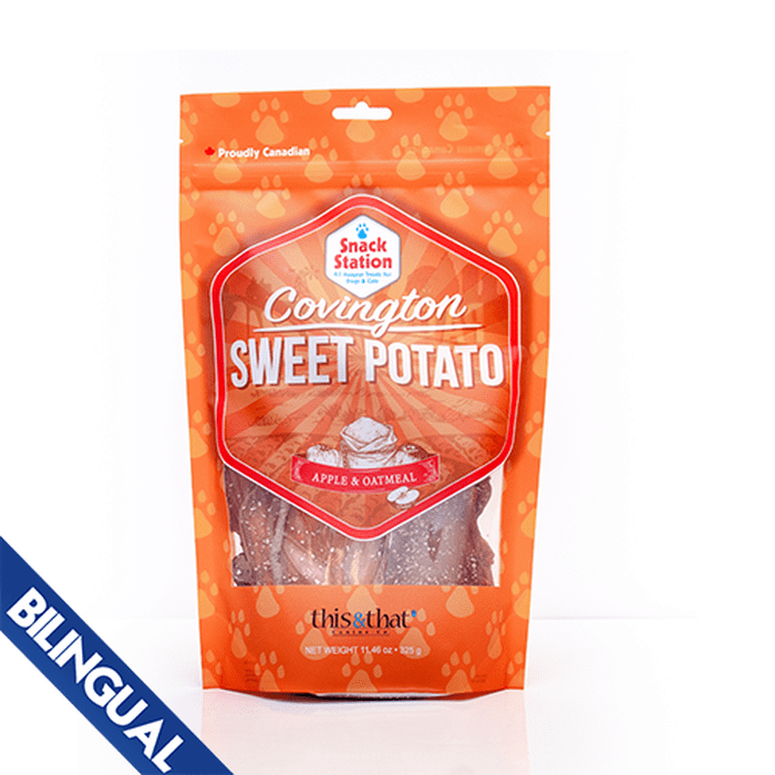 This & That Canine Co Gâteries Patate douce pommes et flocons d'avoine