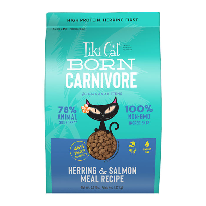 Tiki nourriture chat Nourriture pour Chats Tiki Cat Born Carnivore - Hareng et saumon