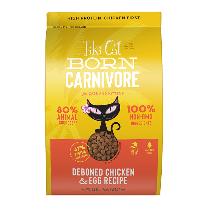 Tiki nourriture chat Nourriture pour Chats Tiki Cat Born Carnivore - Poulet & œuf