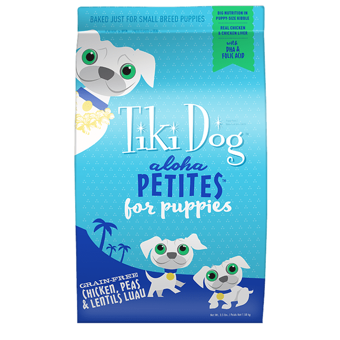 Tiki nourriture 3.5lbs Nourriture pour chiots Tiki Dog - Aloha Petites Poulet