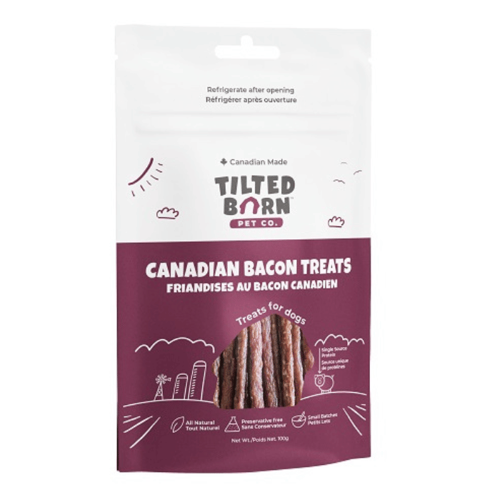 Tilted Barn Gâteries Tilted Barn - Gâteries au bacon canadien pour chien et chat