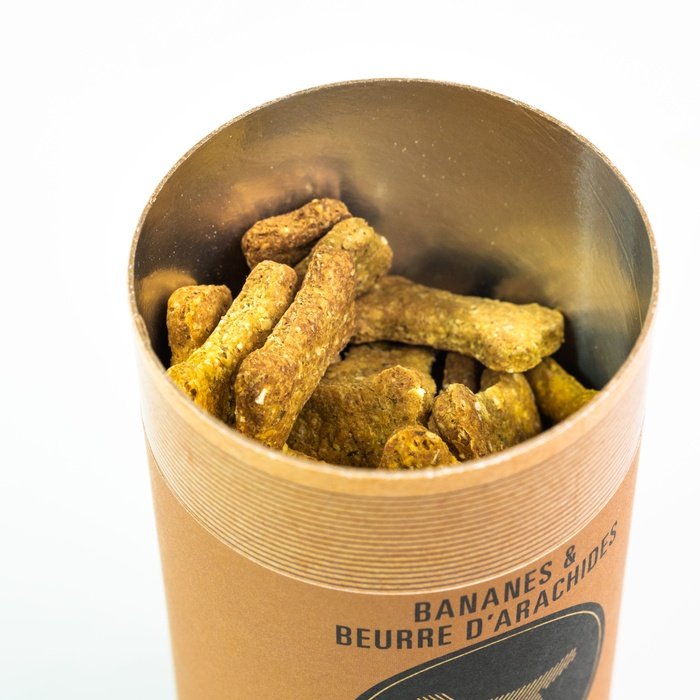 Todd &amp; Paul Gâteries Biscuits pour chiens Bananes &amp; Beure D&#39;arachides - Produits Québécois
