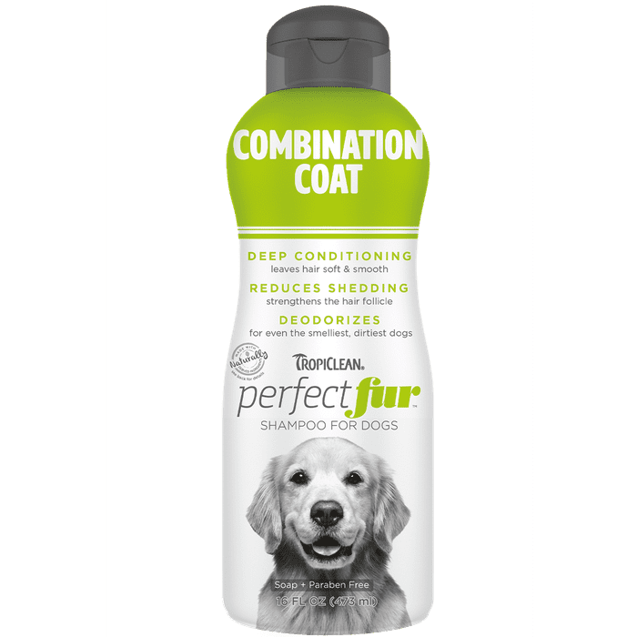 Tropiclean shampoing Perfect Fur Shampoing combinaison 16oz