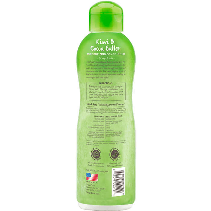 Tropiclean shampoing Revitalisant Kiwi et beurre de cacao 20oz