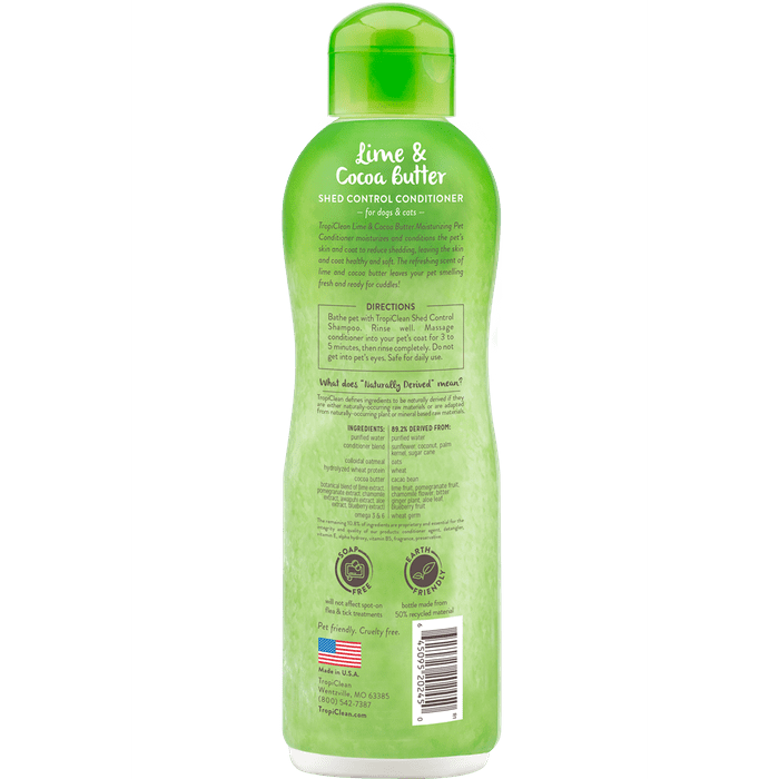 Tropiclean shampoing Revitalisant Lime et beurre de cacao 20oz