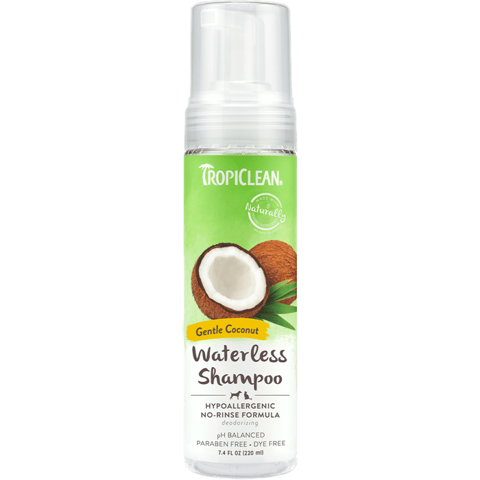 Tropiclean shampoing Shampooing pour chien sans eau - Hypoallergénique