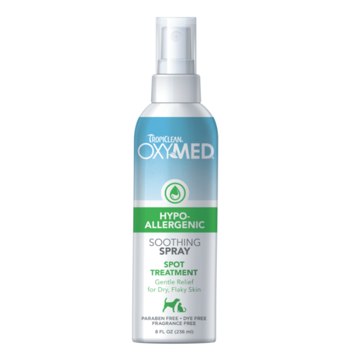 Tropiclean shampoing Spray Hypoallergénique soulagement des allergies pour chiens et chats