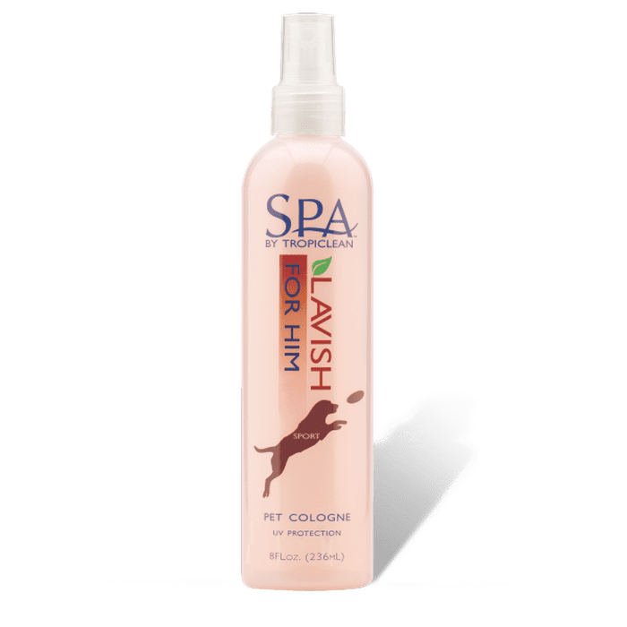 Tropiclean shampoing Spray pour animaux de compagnie SPA Lavish pour lui 8oz