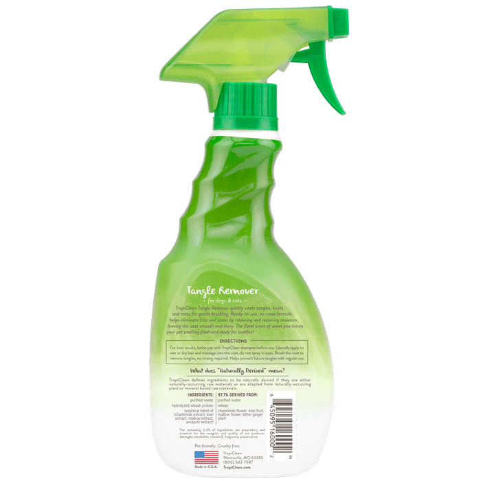 Tropiclean tangle remover hot sale