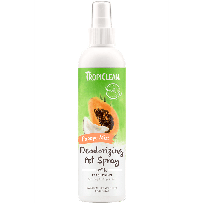Tropiclean toilettage Vaporisateur désodorisant bruine de papaye 8oz
