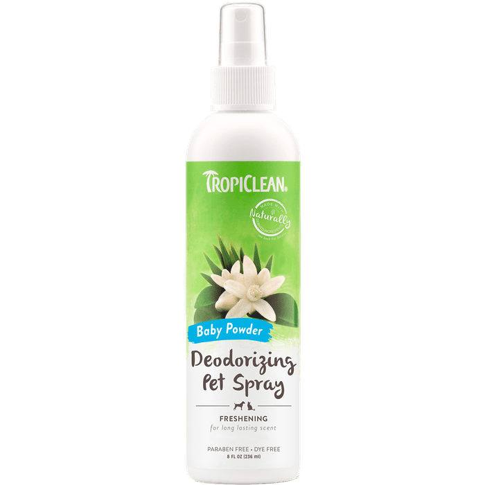 Tropiclean toilettage Vaporisateur désodorisant poudre de bébé 8oz