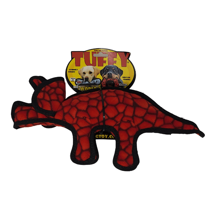 Tuffy Jouet Tuffy Triceratops Jouet Ultra-résistant