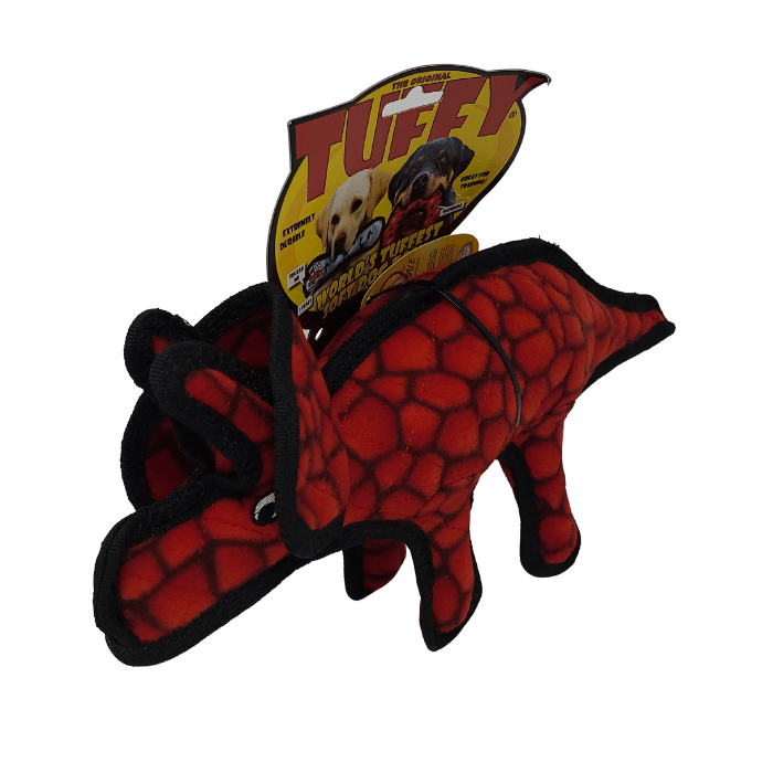 Tuffy Jouet Tuffy Triceratops Jouet Ultra-résistant