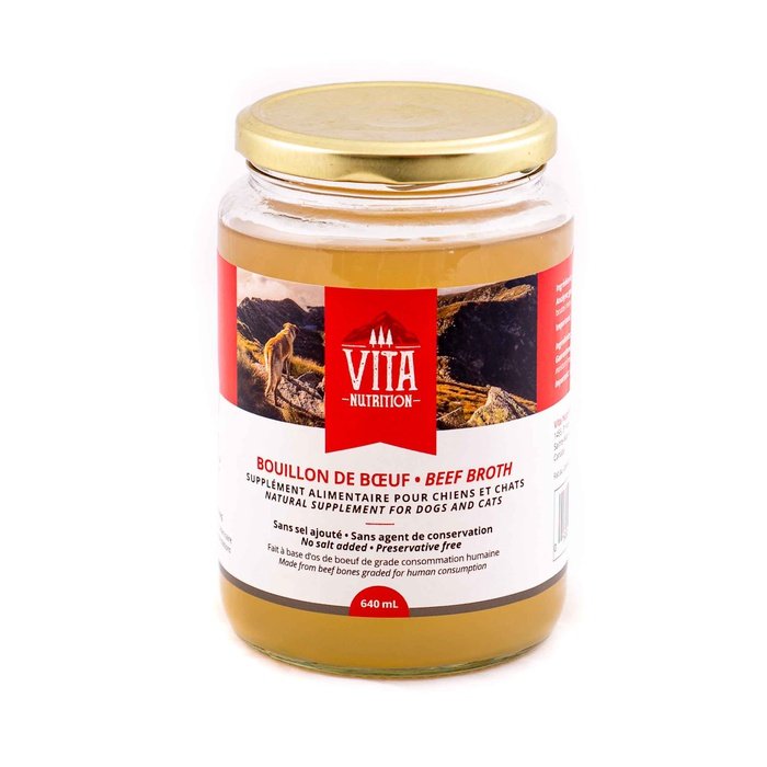 Vita Nutrition Animale supplement Bouillon de bœuf 640ML - Vita Nutrition Animale
