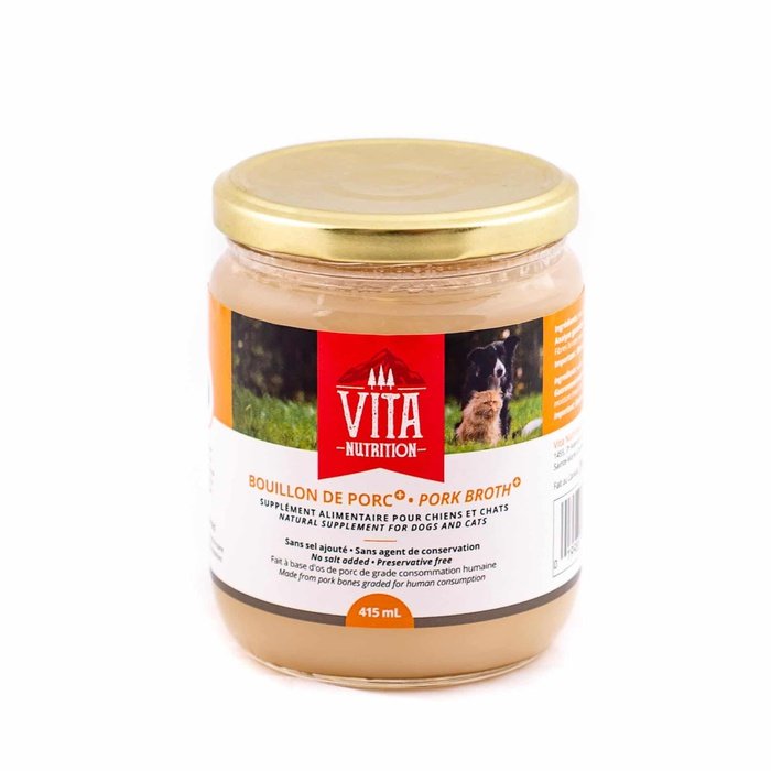 Vita Nutrition Animale supplement Bouillon de porc 415ML - Vita Nutrition Animale