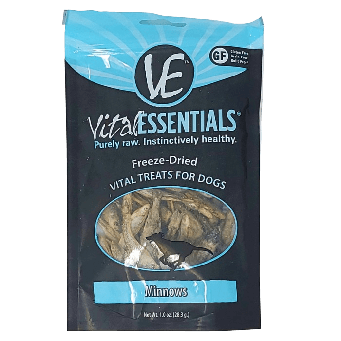 Vital Essentials Gâteries Gâteries pour chiens Ménés lyophilisés 1oz