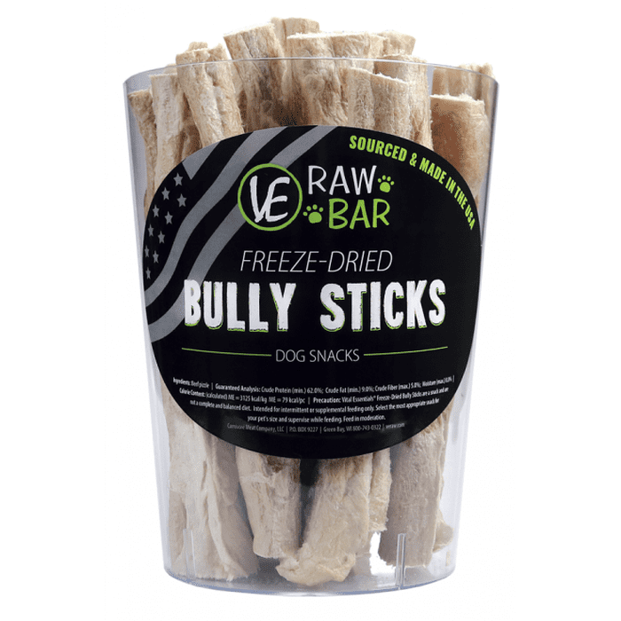 Vital Essentials Gâteries VE RAW BAR Bully Sticks Freeze-Dried Snack