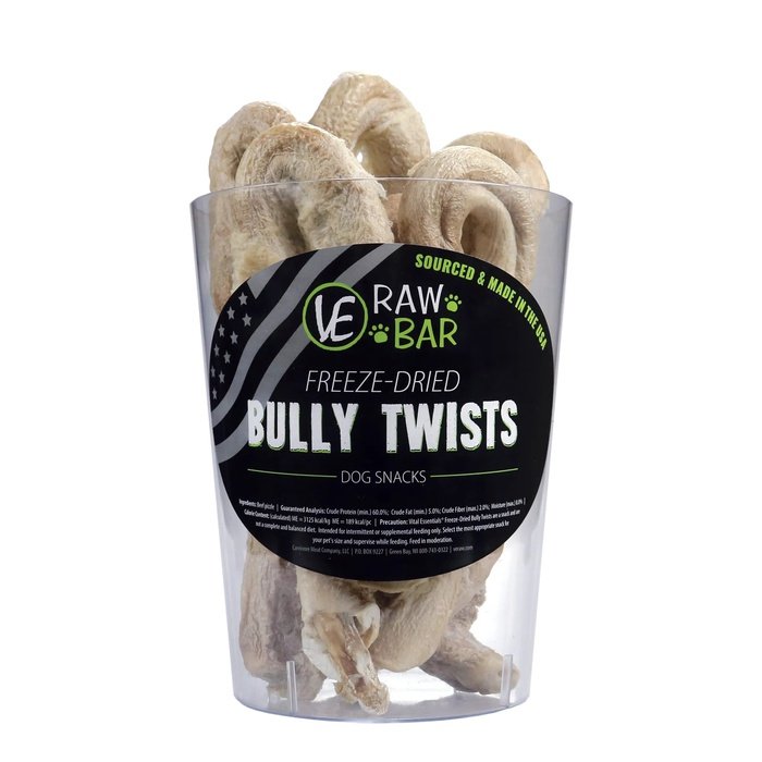 Vital Essentials Gâteries VE RAW BAR Bully Twists Freeze-Dried Snack