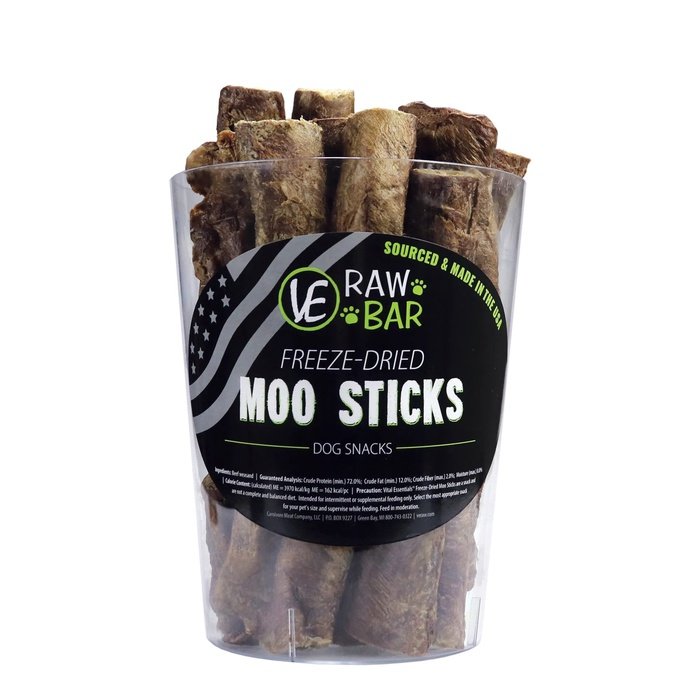 Vital Essentials Gâteries VE RAW BAR Moo stick lyophilisée