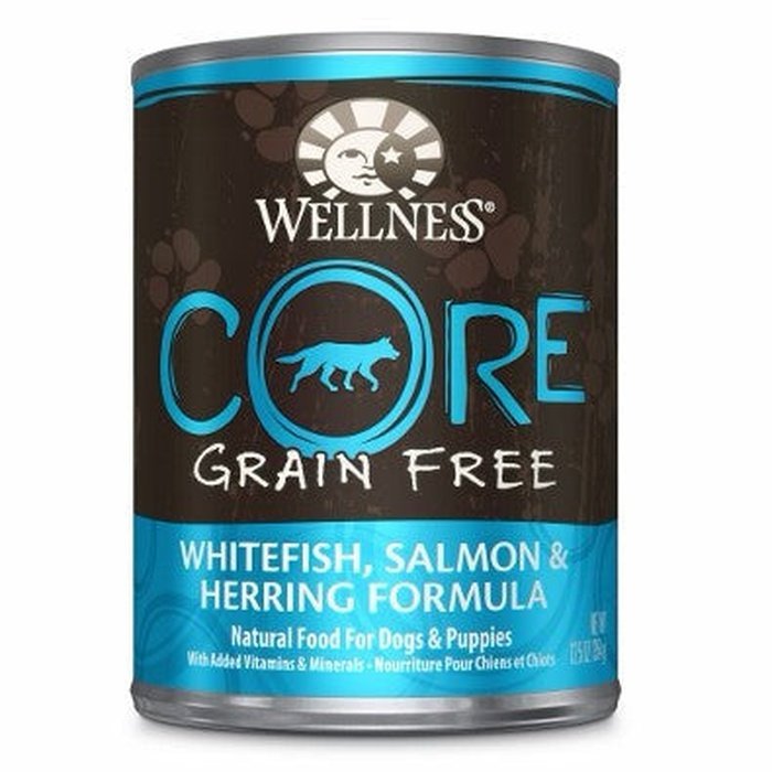 Wellness Core nourriture humide Nourriture humide pour chien Wellness Whitefish, Salmon, & Herring 12.5oz