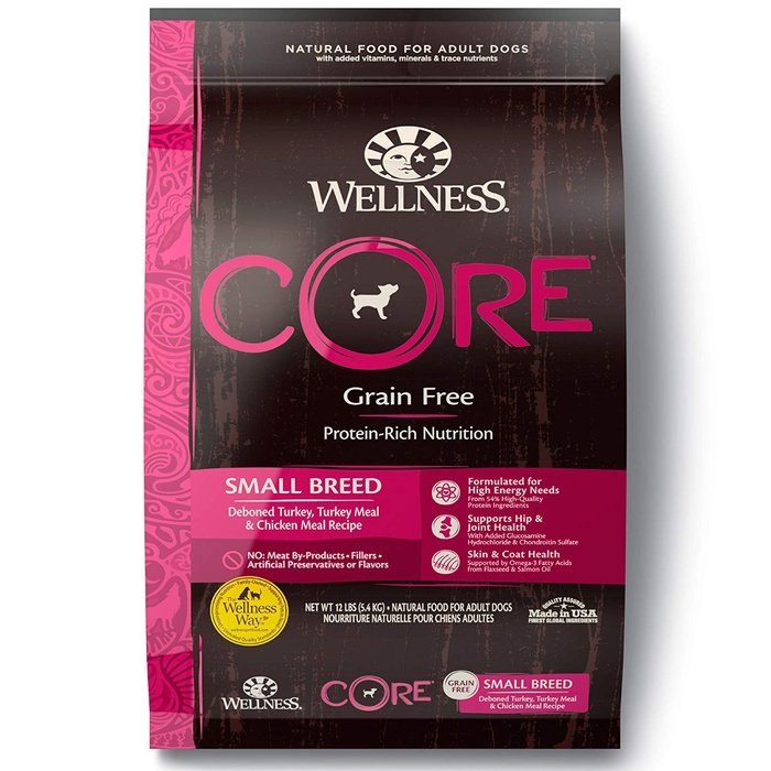 Wellness Core nourriture Nourriture pour chien de petite race Wellness Core Sans Grain