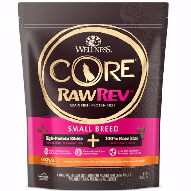 Wellness Core nourriture Wellness CORE  RawRev™ Grain Free Small Breed Turkey Dry Dog Kibble