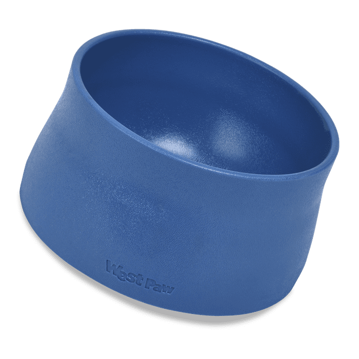 West Paw bol Gris Bol pour chien anti-glissement 6''