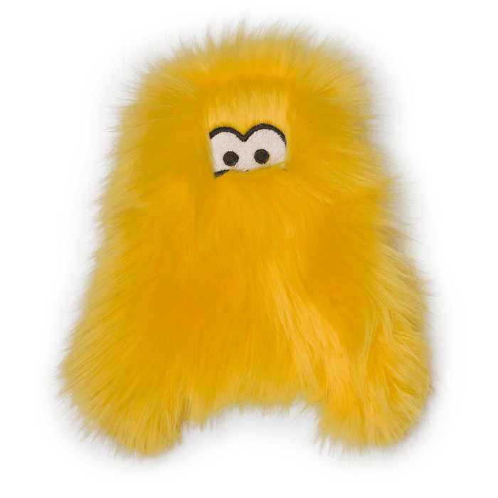 West Paw jouets pour chien Jaune Peluche Rowdies Richey