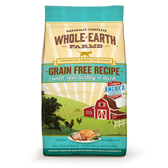 Whole Earth Farms nourriture chat Nourriture pour chats sans grains Merrick Whole Earth Farms Dinde et Canard
