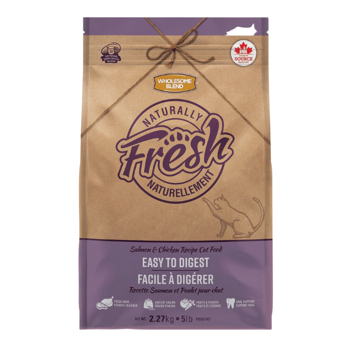 Wholesome Blend nourriture Trouw Nutrition Naturellement Fresh Nourriture Pour Chat, Saumon/poulet