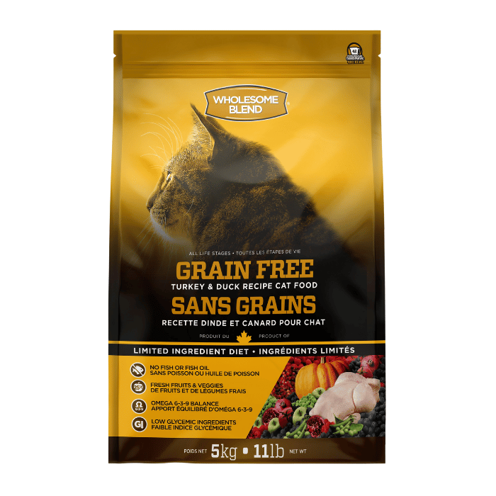 Wholesome Blend Trouw Nutrition Wholesome Blend Nourriture Pour Chat, Sans Grains, Dinde/canard