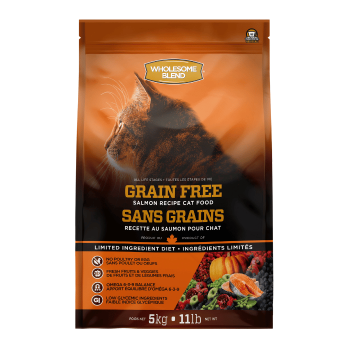 Wholesome Blend Wholesome Blend Nourriture Pour Chat, Sans Grains, Saumon