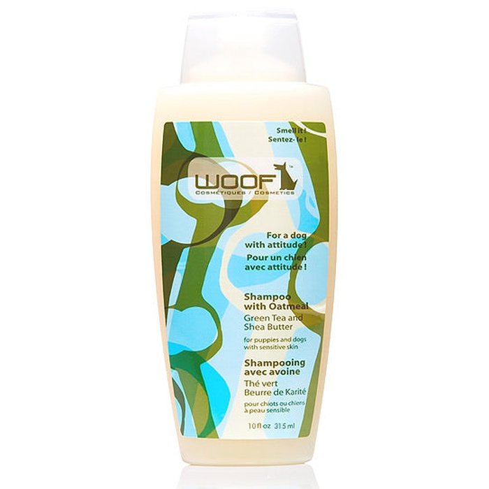 Woof Cosmétiques shampoing Shampoing pour chiens Woof Thé vert et beurre de karité