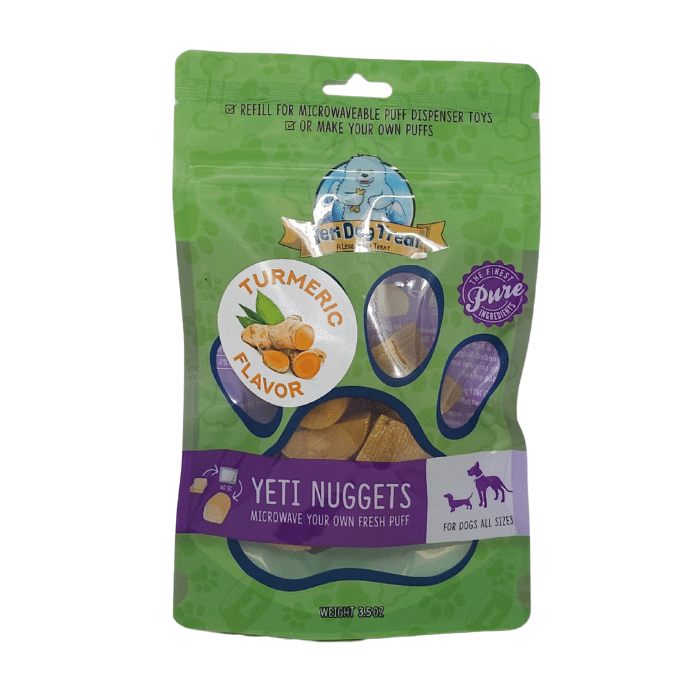 Yeti Yak Cheese Dog Treats Turmeric 3.5oz Sherbrooke Canin