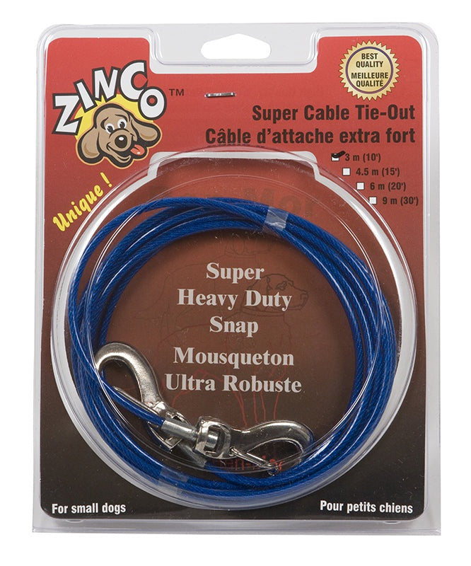 Zinco cable dattache Câble d'attache pour petit chien