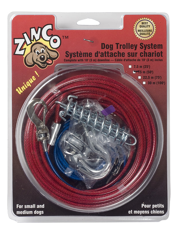 Zinco cable dattache Système d'attache sur chariot