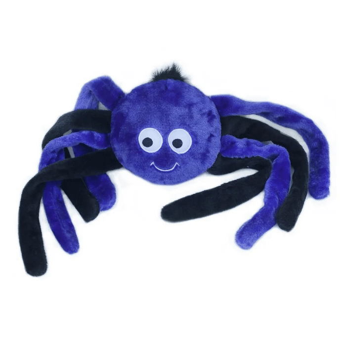 Zippy Paws jouets pour chien Halloween Grunterz - Araignée mauve
