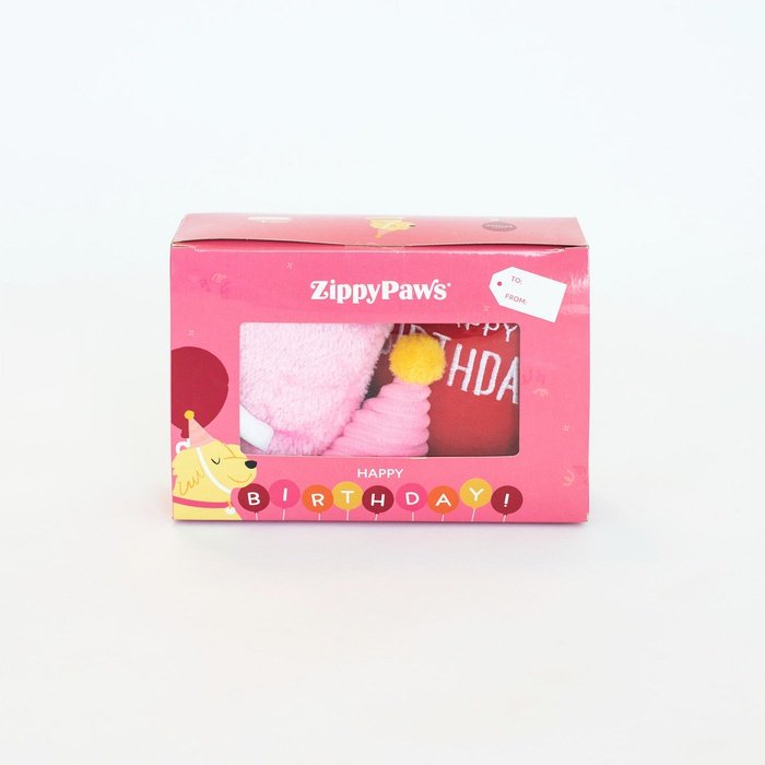 Zippy Paws jouets pour chien Jouet pour chien - Boîte anniversaire