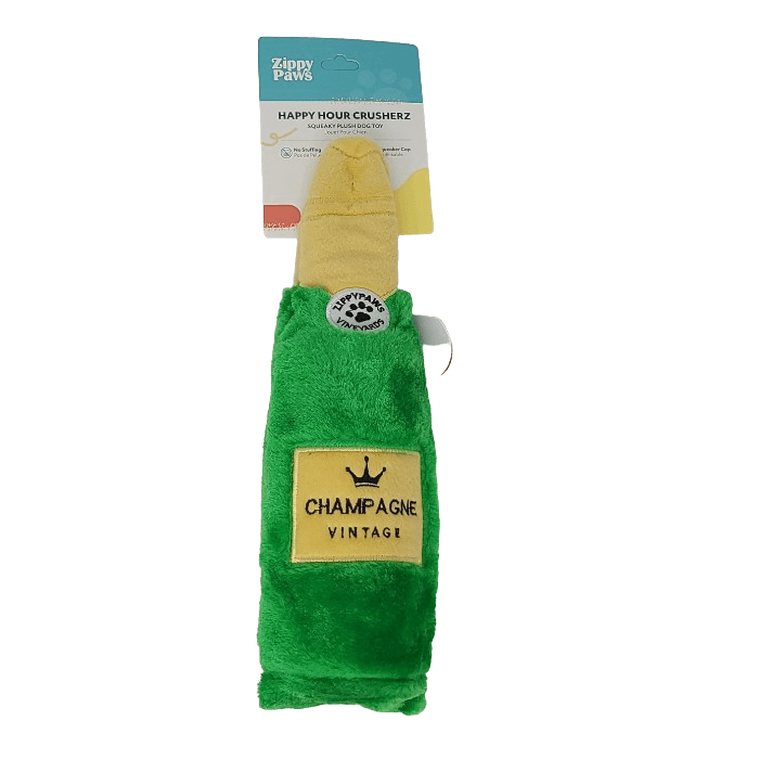 Zippy Paws jouets pour chien Jouet pour chien Happy Hour Champagne