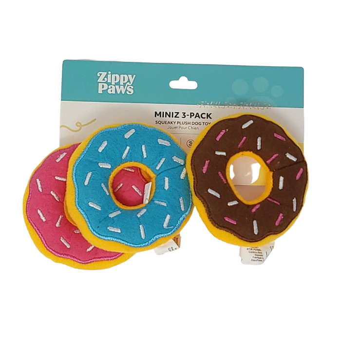 Zippy Paws jouets pour chien Jouet pour chien Miniz paq de 3