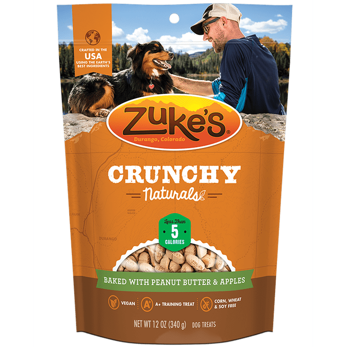 Zuke&#39;s Gâteries Biscuits pour chiens Zuke&#39;s Crunchy Beurre d&#39;arachide et pomme