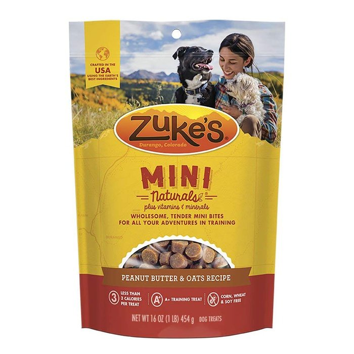 Zuke&#39;s Gâteries Gâterie de dressage pour chien Zuke&#39;s Mini au beurre d&#39;arachide